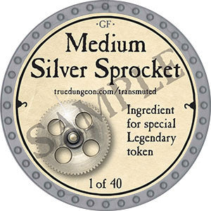 Medium Silver Sprocket - 2022 (Platinum) - C184