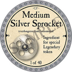 Medium Silver Sprocket - 2022 (Platinum) - C184