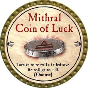 Mithral Coin of Luck - 2012 (Gold) - C139