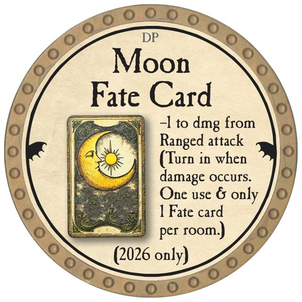 Moon Fate Card - 2026 (Gold) - C