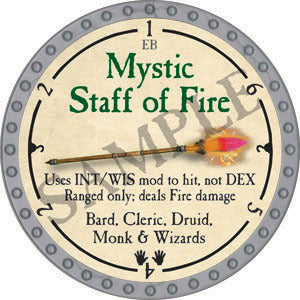 Mystic Staff of Fire - 2022 (Platinum) - C37