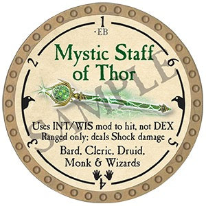 Mystic Staff of Thor - 2025 (Gold)