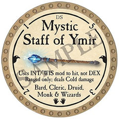 Mystic Staff of Ymir - 2025 (Gold) - C165