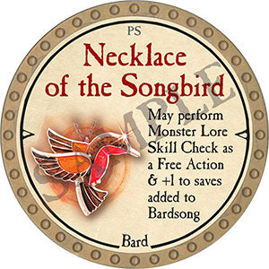 Necklace of the Songbird - 2021 (Gold) - C26