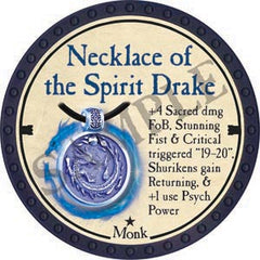 Necklace of the Spirit Drake - 2020 (Blue) - C170