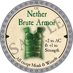 Nether Brute Armor - 2019 (Platinum) - C37