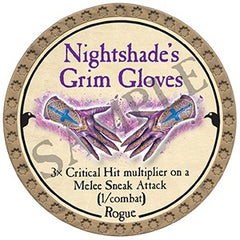 Nightshade's Grim Gloves - 2025 (Gold) - C179