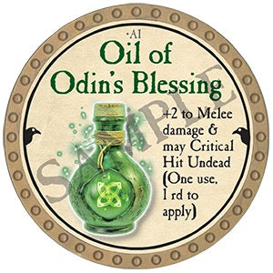 Oil of Odin's Blessing - 2025 (Gold)