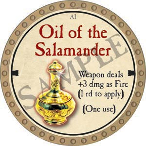 Oil of the Salamander - 2020 (Gold) - C135