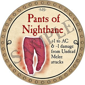 Pants of Nightbane - 2023 (Gold) - C119