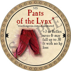 Pants of the Lynx - 2018 (Gold) - C135