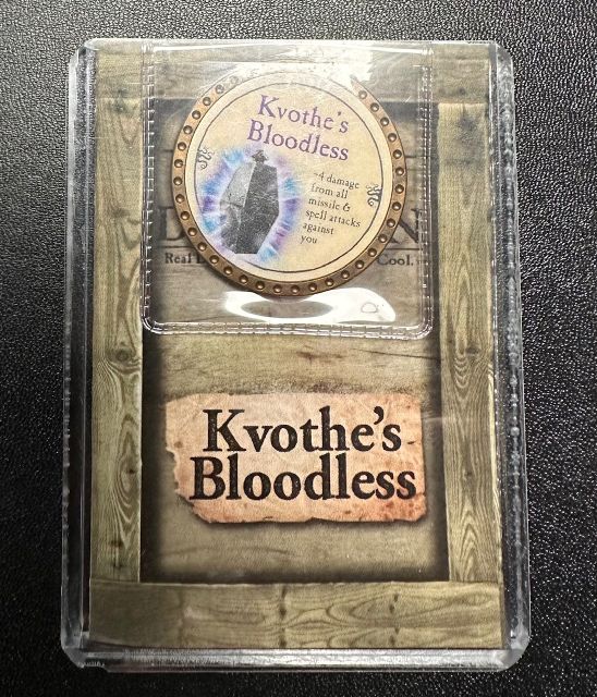 Kvothe’s Bloodless - 2016 (Gold) - SIGNED - C161