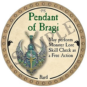 Pendant of Bragi - 2025 (Gold)