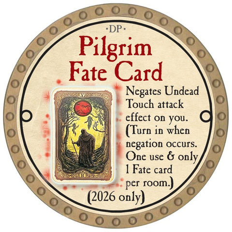 Pilgrim Fate Card - 2026 (Gold) - C210