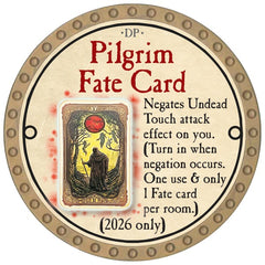Pilgrim Fate Card - 2026 (Gold) - C210