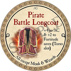 Pirate Battle Longcoat - 2023 (Gold) - C208
