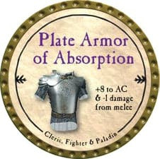 Plate Armor of Absorption - 2009 (Gold) - C196
