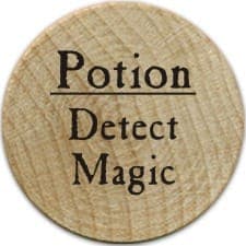Potion Detect Magic - 2004 (Wooden) - C37