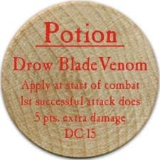 Potion Drow Blade Venom - 2006 (Wooden) - C37