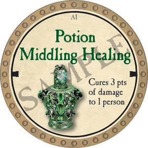 Potion Middling Healing - 2020 (Gold) - C37