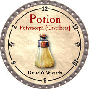 Potion Polymorph (Cave Bear) - 2012 (Platinum) - C26