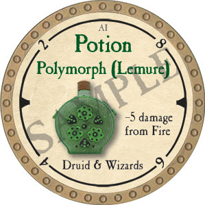 Potion Polymorph (Lemure) - 2019 (Gold) - C144