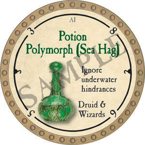 Potion Polymorph (Sea Hag) - 2022 (Gold) - C37