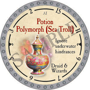 Potion Polymorph (Sea Troll) - 2022 (Platinum) - C37