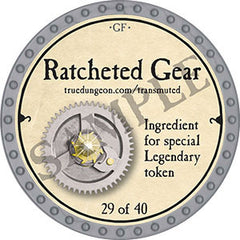 Ratcheted Gear - 2022 (Platinum) - C158