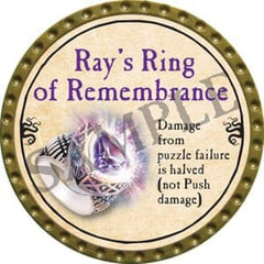 Ray’s Ring of Remembrance - 2016 (Gold) - C139