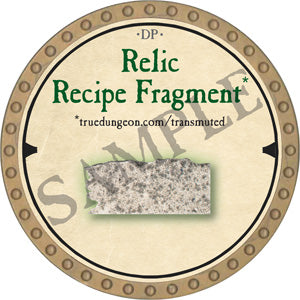 Relic Recipe Fragment 3 - 2019 (Gold) - C166