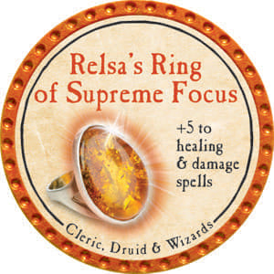 Relsa's Ring of Supreme Focus - 2014 (Orange) - C007