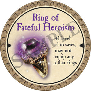 Ring of Fateful Heroism - 2019 (Gold) - C148