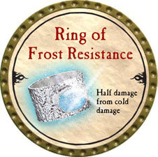 Ring of Frost Resistance - 2010 (Gold) - C189