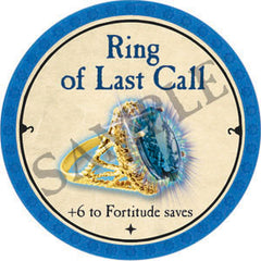 Ring of Last Call - 2022 (Light Blue) - C148