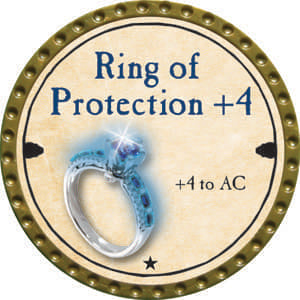Ring of Protection +4 - 2014 (Gold) - C136