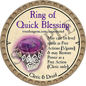Ring of Quick Blessing - 2021 (Gold) - C148