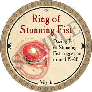 Ring of Stunning Fist - 2018 (Gold) - C189