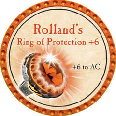 Rolland's Ring of Protection +6 - 2014 (Orange) - C191