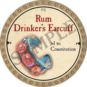 Rum Drinker's Earcuff - 2022 (Gold) - C37