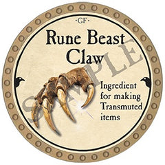 Rune Beast Claw - 2025 (Gold) - C140