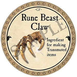 Rune Beast Claw - 2025 (Gold) - C144 – Trent Tokens