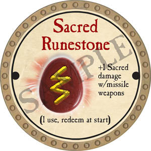 Sacred Runestone - 2017 (Gold) - C135