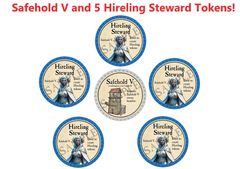 Safehold V and Hireling Steward Set (6 Tokens) - C35
