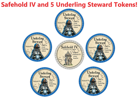Safehold IV and Underling Steward Set (6 Tokens)