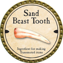 Sand Beast Tooth - 2014 (Gold) - C17