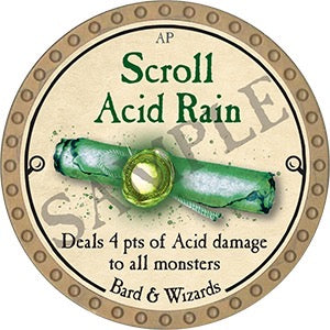 Scroll Acid Rain - 2023 (Gold) - C37