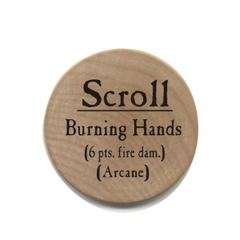 Scroll Burning Hands - 2006 (Wooden) - C206