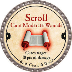 Scroll Cure Moderate Wounds - 2013 (Platinum) - C131