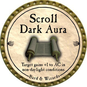 Scroll Dark Aura - 2012 (Gold) - C37